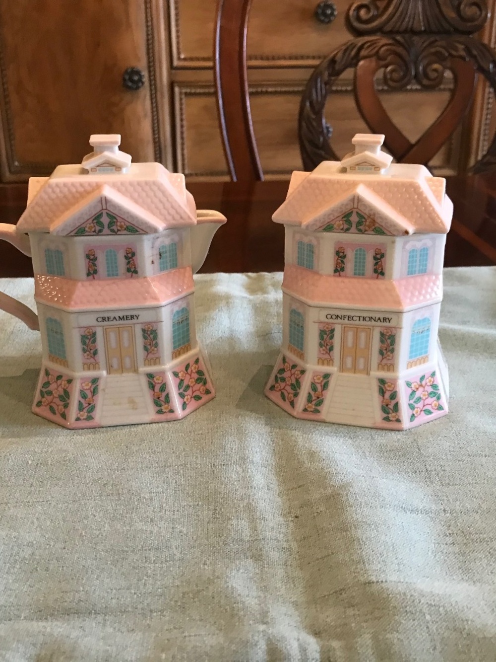 Lenox Village Confectionery and Creamery Set 1991